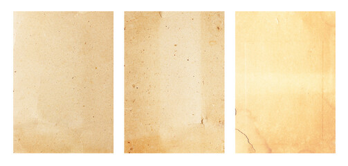 Poster - Vintage brown paper texture background. in A4 size for design work page cover book presentation. brochure layout and flyers poster template