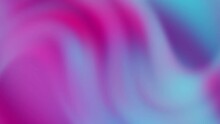 Abstract Dual Color Gradient Background With Liquid Style Waves Featured Violet And Blue. Seamless Looping Video.