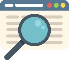 Poster - Web safety icon flat vector. Data privacy. Safe personal isolated
