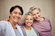 © S Fanti/peopleimages.com - Senior women, selfie and happy fitness support together for exercise workout motivation, training wellness and retirement lifestyle. Elderly friends, sports portrait and happy face for cardio care