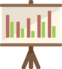 Poster - banner help icon flat vector. office service. work operator isolated