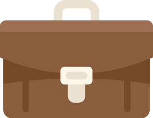 Poster - briefcase icon flat vector. help support. work online isolated