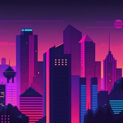 Poster - City night