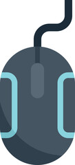 Poster - Interface mouse icon flat vector. Web button. Software app isolated