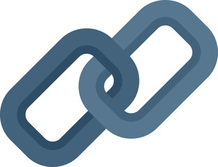 Poster - Computer chain icon flat vector. Frame interface. Internet user isolated