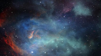 Wall Mural - universe, nebula in outer space