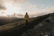 © Westend61 - Woman hiking on mountain at sunrise, Caldera Blanca volcano, Lanzarote, Canary Islands, Spain