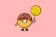 © Lycreative.id - Cute cartoon Takoyaki floating with balloon cartoon vector illustration