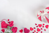 Fototapeta Tulipany - Valentine's Day background
