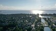 Canal Göta et le lac Roxen en Suède, Scandinavie