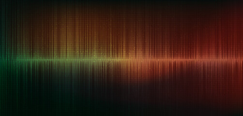 Poster - Dark Digital Sound Wave and earthquake wave,on Red Background,design for music studio and science,Vector Illustration.