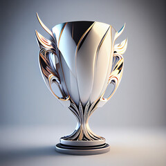 Wall Mural - trophy cup created with generative ai