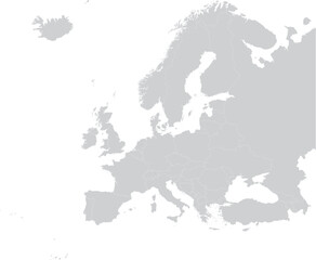  Maroon Map of Liechtenstein within gray map of European continent