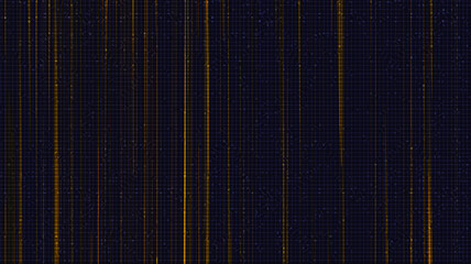Poster - Yellow Speed Lines on Dark Technology Background,comic and Motion concept design,vector.
