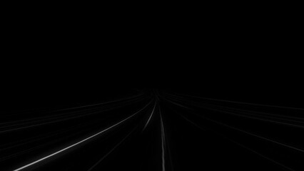 Wall Mural - trails on the highway speed running.