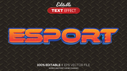Poster - 3d editable text effect gaming theme
