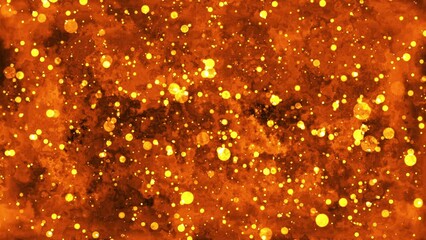 Wall Mural - Particle background animation, Futuristic mysterious flowing digital particles wave de-focus virtual reality abstract cyber space environment background. 