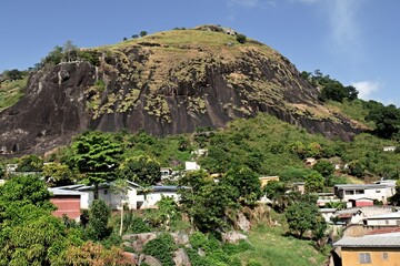 View of Man city. Ivory Coast. Africa.