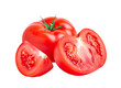 Tomato vegetables isolated on white or transparent background.