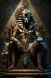 Osiris Pyramid Throne
