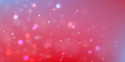 Poster - Elegant Valentine's Day background with light effects and gradient. For web design and illustrations.