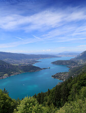 Lake Of Annecy, Alps Mountains, France