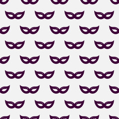 Wall Mural - Carnival masks seamless pattern.