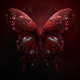red butterlfy