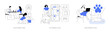 © Visual Generation - Inclusive public places abstract concept vector illustrations.