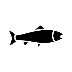 Wall Mural - Fish icon. sign for mobile concept and web design. vector illustration