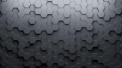 Poster - Modern geometric background. Hexagon background. Abstract 3d