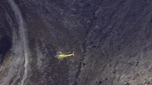 Yellow Rescue Helicopter Flying Low Over Mountains And Hills, Himalaya
Helicopter In Fast Speed, Himalaya, Nepal,16,November,2022
 

