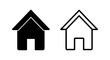 © OLIVEIA - Home icon vector illustration. House sign and symbol