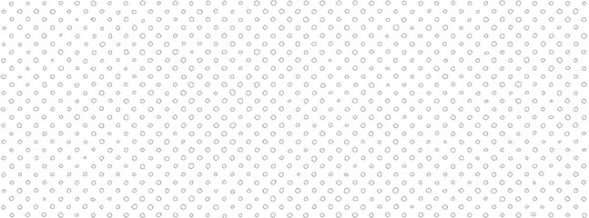 Wall Mural - Pixel textured empty isolated display. Digital white grunge scratched background with black circles. Projector grid geometry template. wallpaper, head for websites, designers