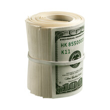 Roll Of Dollars Lots Of Money To Spend On Your Business