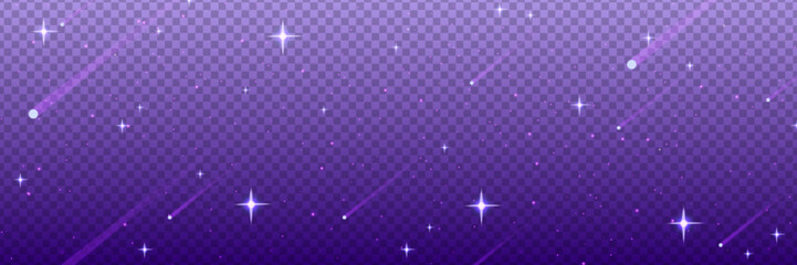 Poster - shining night starry sky png, dark space background with stars. stars or stardust in deep universe, 