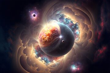 Wall Mural - The birth of universe 