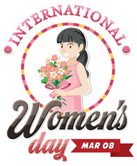 Sticker - International women day logo