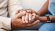 © C Davids/peopleimages.com - Hands, nurse and doctor with senior patient, empathy and trust for surgery, psychology and healthcare consulting. Closeup psychologist, caregiver and volunteer support, help and hope of mental health