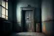 © Jorge Ferreiro - illustration, old and deteriorated door, an image by AI