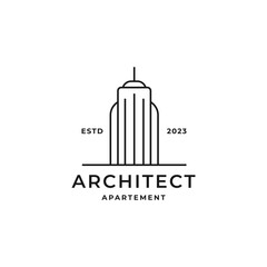 Poster - Architech Construction Solutions Vector Logo Template. Architect Construction Idea