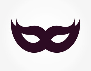 Wall Mural - carnival venetian mask icon. flat design element.