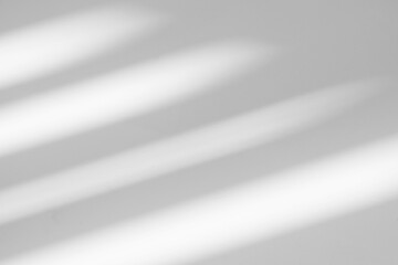 Poster - gray shadow and light blur abstract background on white wall from window. dark stripe grey shadows i