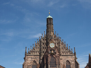 Wall Mural - Frauenkirche church of Our Lady in Nuernberg