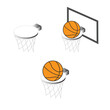 © irwan - icon vector basket ball illustration design