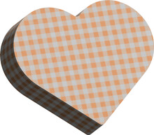 Heart Shaped Box On A White Background. 14 February Valentine`s Day And Mother Day Background Vector