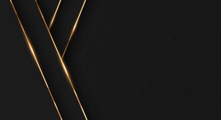 Aufkleber - Luxury Vector Background. Abstract Premium Award Banner With Gold Lines.