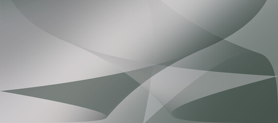 Poster - gray abstract illustration background with wavy lines
