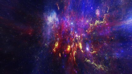Wall Mural - nebula in deep space 