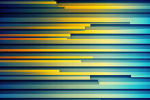 Geometric Backdrop With Horizontal Stripes In Various Color Gradients. Stripes Going From Right To Left And Vice Versa. May Be Used For Themes, Wallpapers, And Imaginative Idea Design. Generative AI